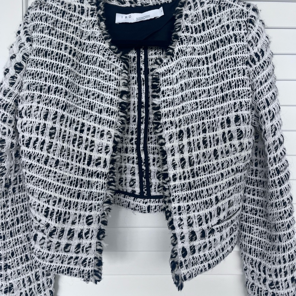Gorgeous, black and white IRO PARIS  jacket